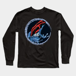 Artwork of a Poison Dart Frog VI Long Sleeve T-Shirt